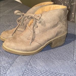 Gray Suede Boots - Merona